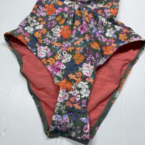 sea level swim one piece swimsuit Parkland Keyhole Halter Pool Tropical size 6 - Picture 4 of 9